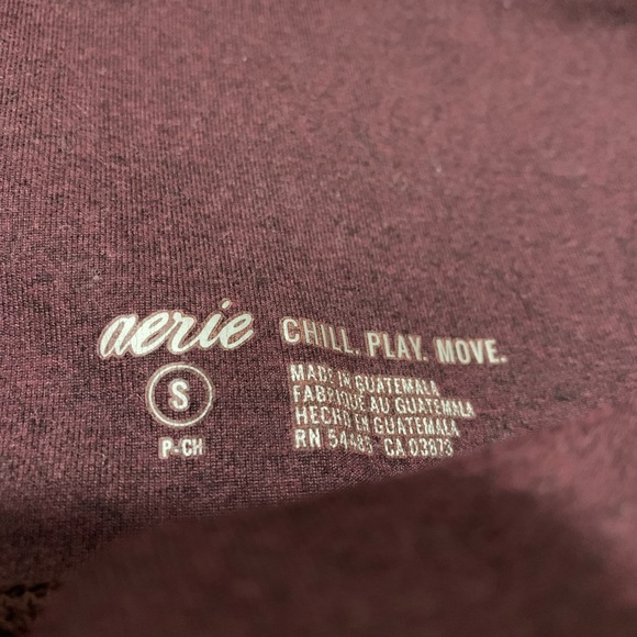 AERIE CHILL PLAY MOVE MESH LEGGINGS - Picture 5 of 7